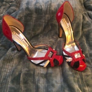 Christian Lacroix patent leather heels